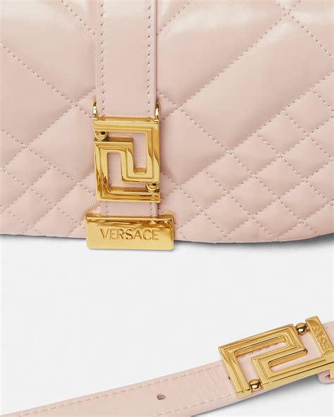 versace quilted icon shoulder bag|versace greek goddess bag.